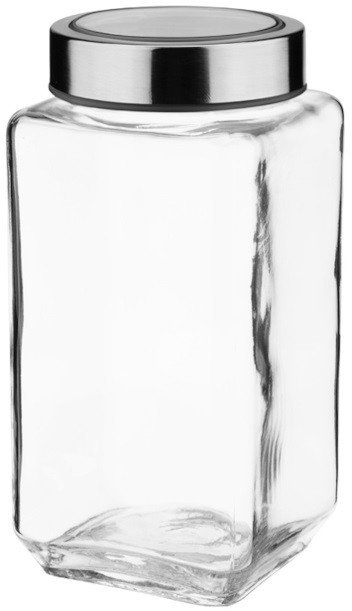 Pojemnik szklany 1000 ml Rubi biały