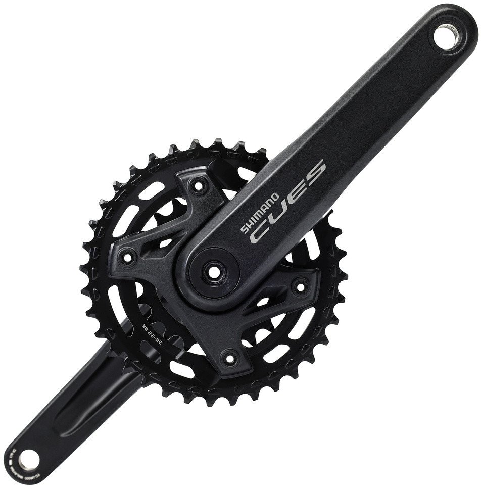 Mechanizm korbowy Shimano Cues FC-U6000-2B, 2 x 9/10/11-rz, 175 mm, 36/22T