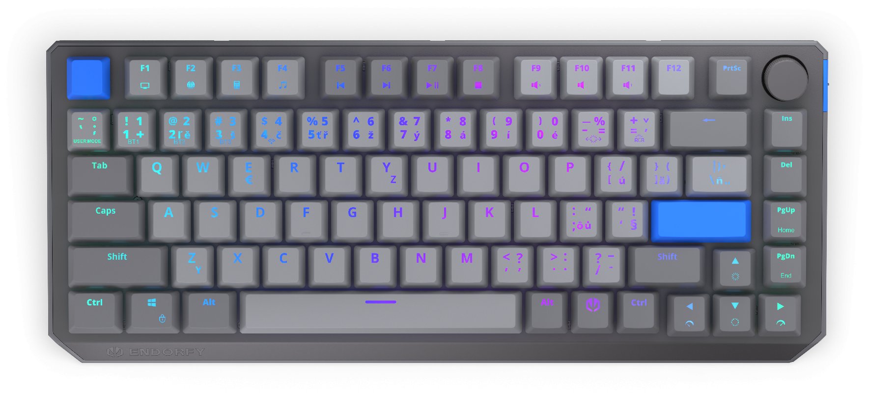 Klawiatura Endorfy Thock V2 75% Wireless ENDORFY Yellow by Gateron (EY5C019)