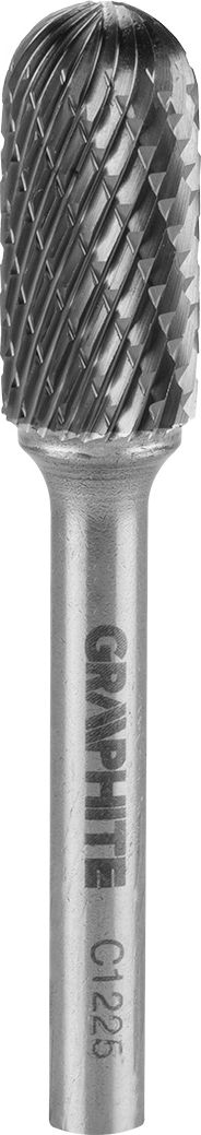 Graphite FREZ DO METALU HM TYP C (WALCOWY ZAOKRĄGLONY) 12 X 25 MM TRZPIEŃ 6 X 45 MM 55H361 GRAPHITE