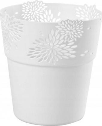 Galicja Osłonka ażurowa Aster biała 11,5 cm