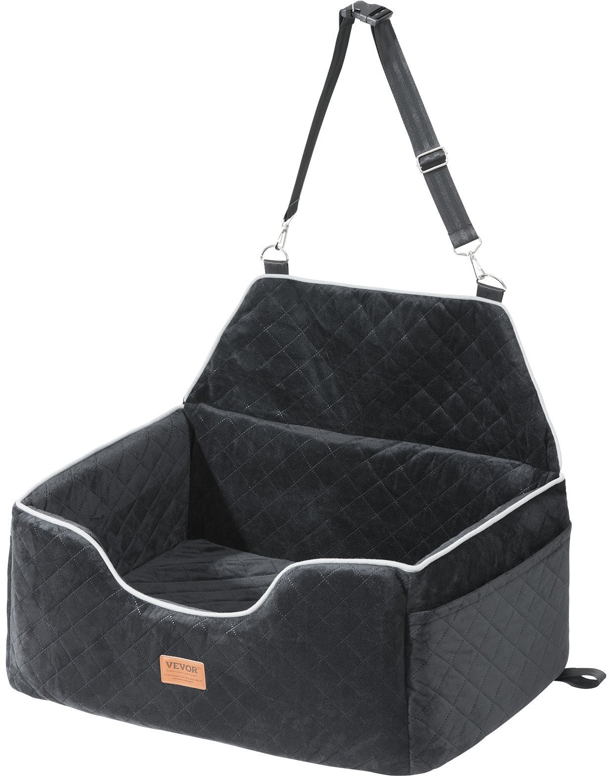 Siedzisko Samochodowe dla Psa Bezpieczne i Wygodne Czarne 25 kg