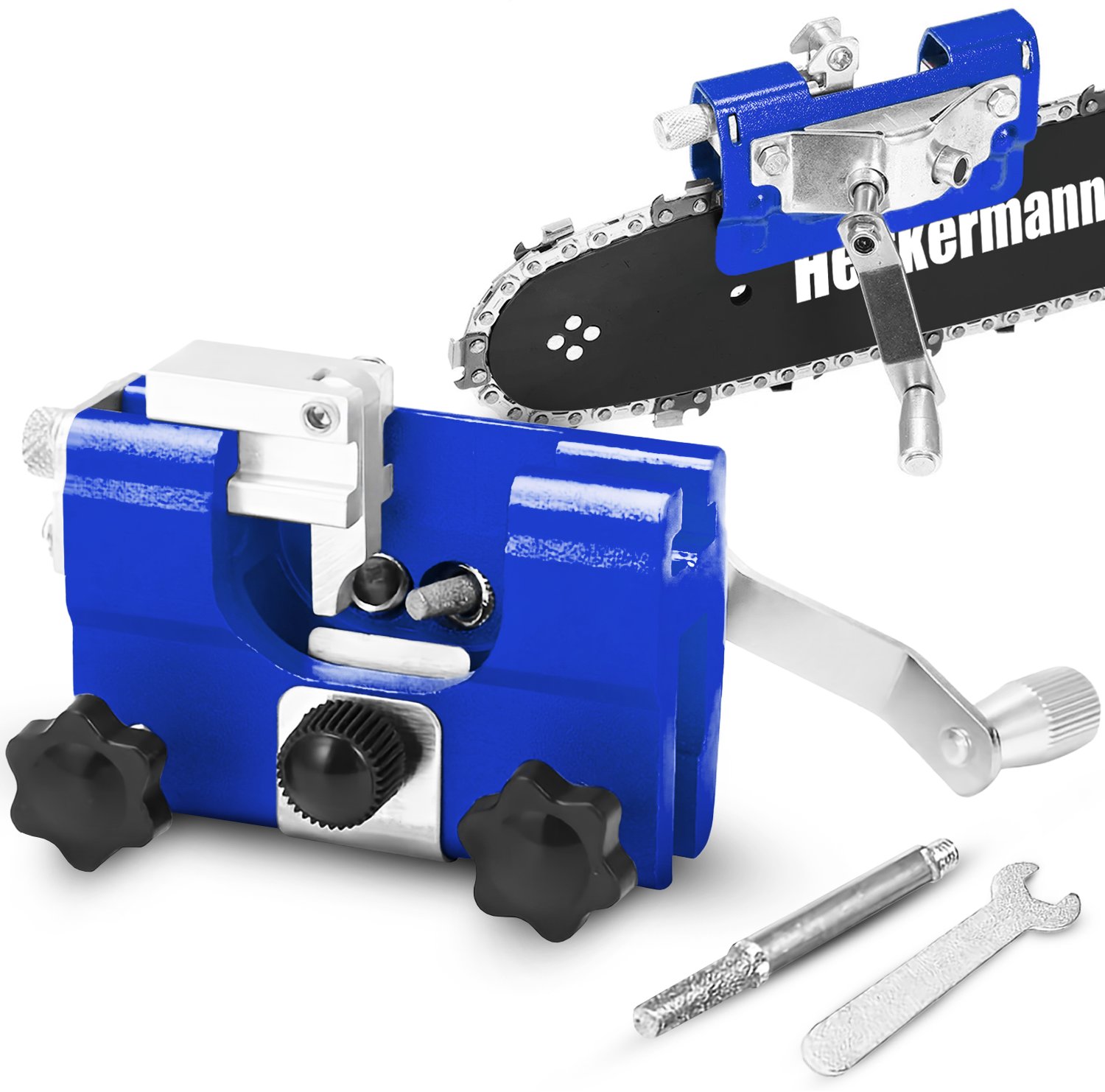 Ostrzałka ręczna do łańcuchów Heckermann S