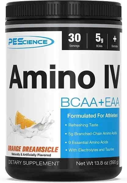 PEScience - Amino IV, Orange Dreamsicle, Proszek, 381g