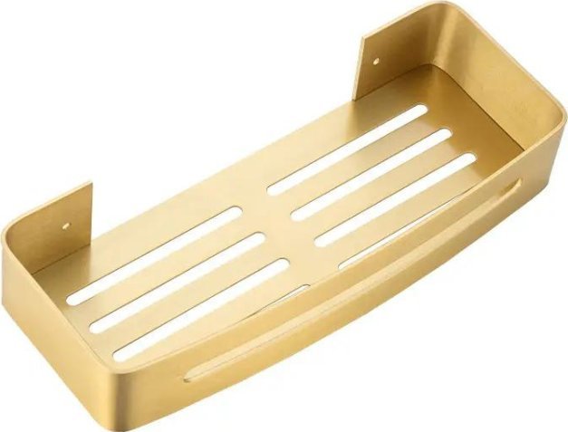 Delvant DELVANT PÓŁKA ŁAZIENKOWA METALOWA ZŁOTA