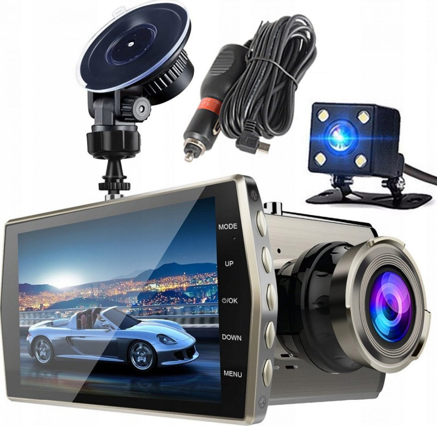 MARK1 Wideorejestrator kamera REJESTRATOR JAZDY FULL HD W06 0,15kg