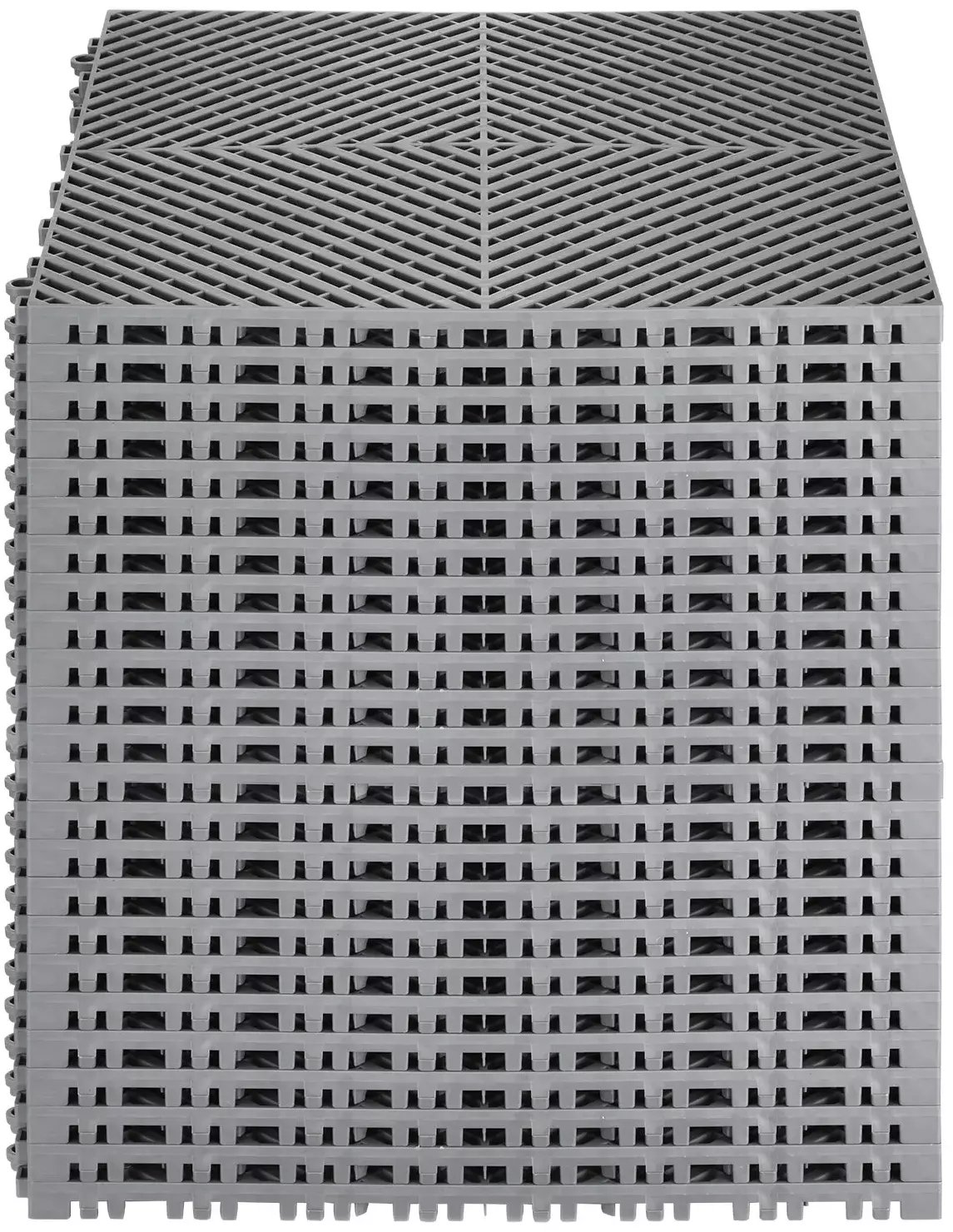 Mata drenażowa modułowa 41x41cm antypoślizgowa PP 24szt garaż ogród szara