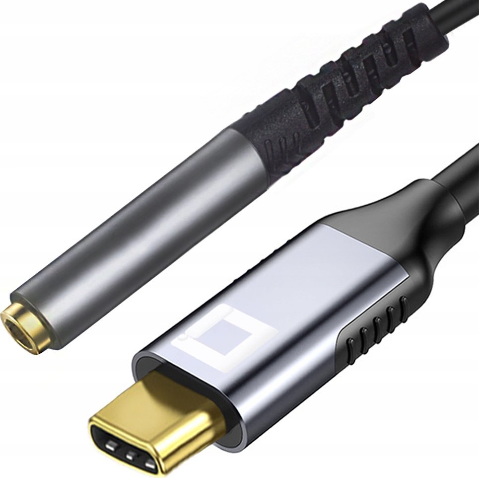 Adapter AV Co2 CO2 ADAPTER USB-C MINI JACK 3,5MM PRZEJŚCIÓWKA KABEL AUX DO SAMSUNG DAC 128K