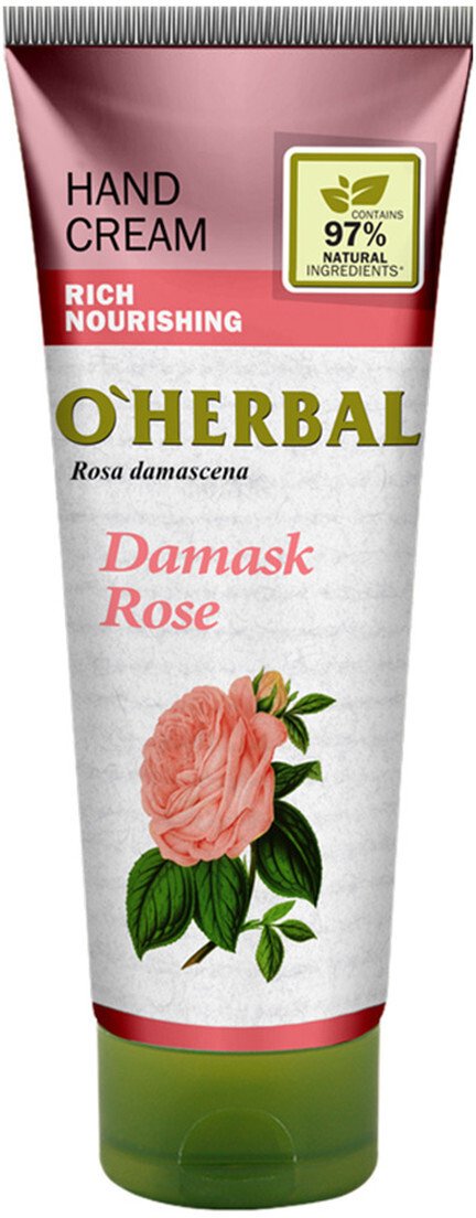 O'Herbal Krem do rąk z ekstraktem z róży damasceńskiej 75ml