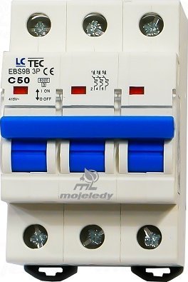 LCTec Wyłącznik nadprądowy C 50A 3P EBS LC-Tec