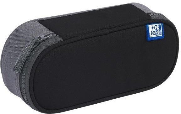 Piórnik z klapką Funky czarno-szary OXFORD