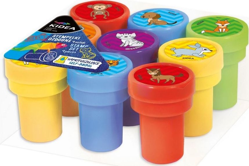 Derform Stempelki ozdobne C 9 szt Kidea