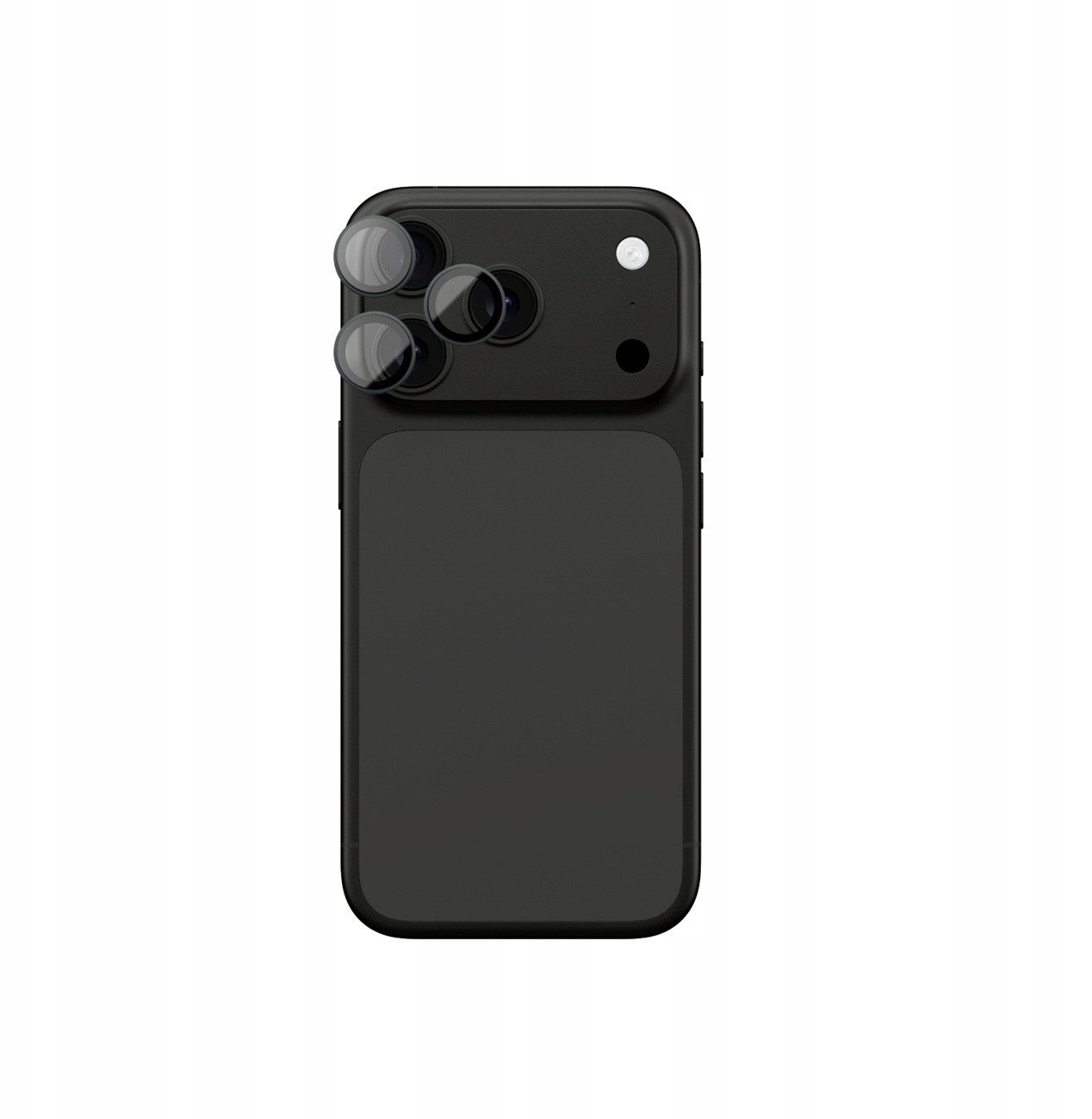 Szkło na aparat AMAZINGTHING Lens Glass na iPhone 17 Pro / Pro Max z szarą ramką aluminiową