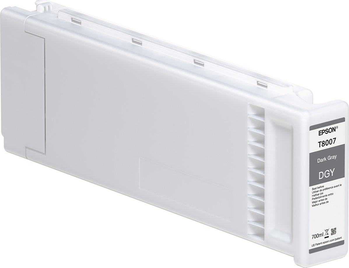 Tusz Epson Epson T8007 - 700 ml - Dunkelgrau - original - Tintenpatrone - fur SureColor SC-P10000, SC-P20000, SC-P20000SE