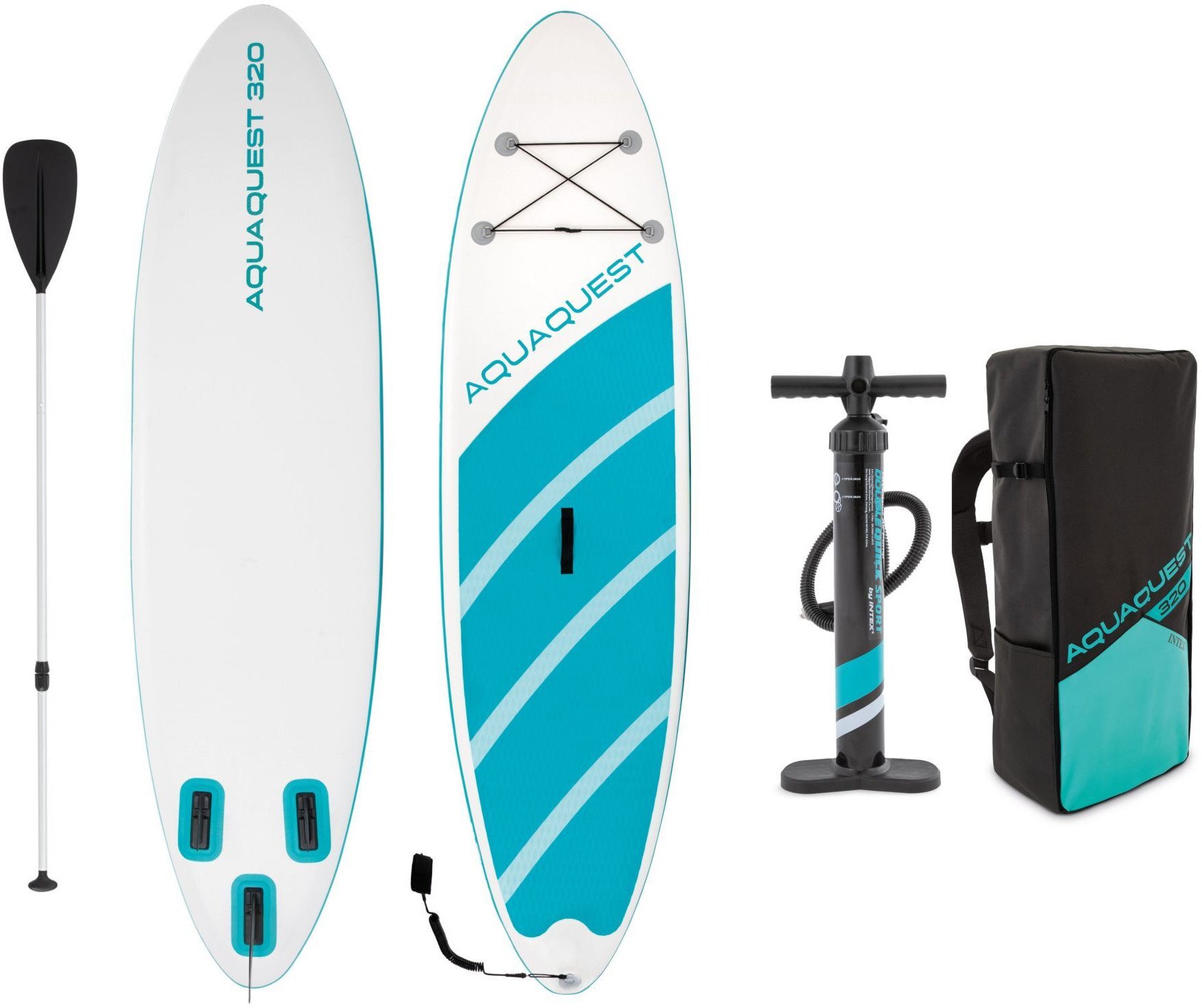 Deska do pływania SUP Aqua Quest 320 Intex 68242 320x81x15 cm