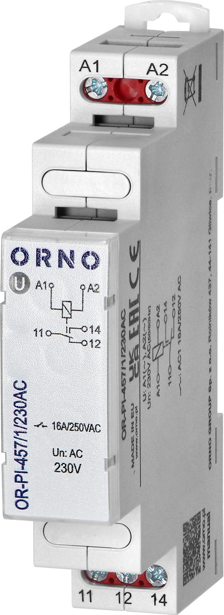 Orno Przekaźnik instalacyjny 1P 230 VAC 16A