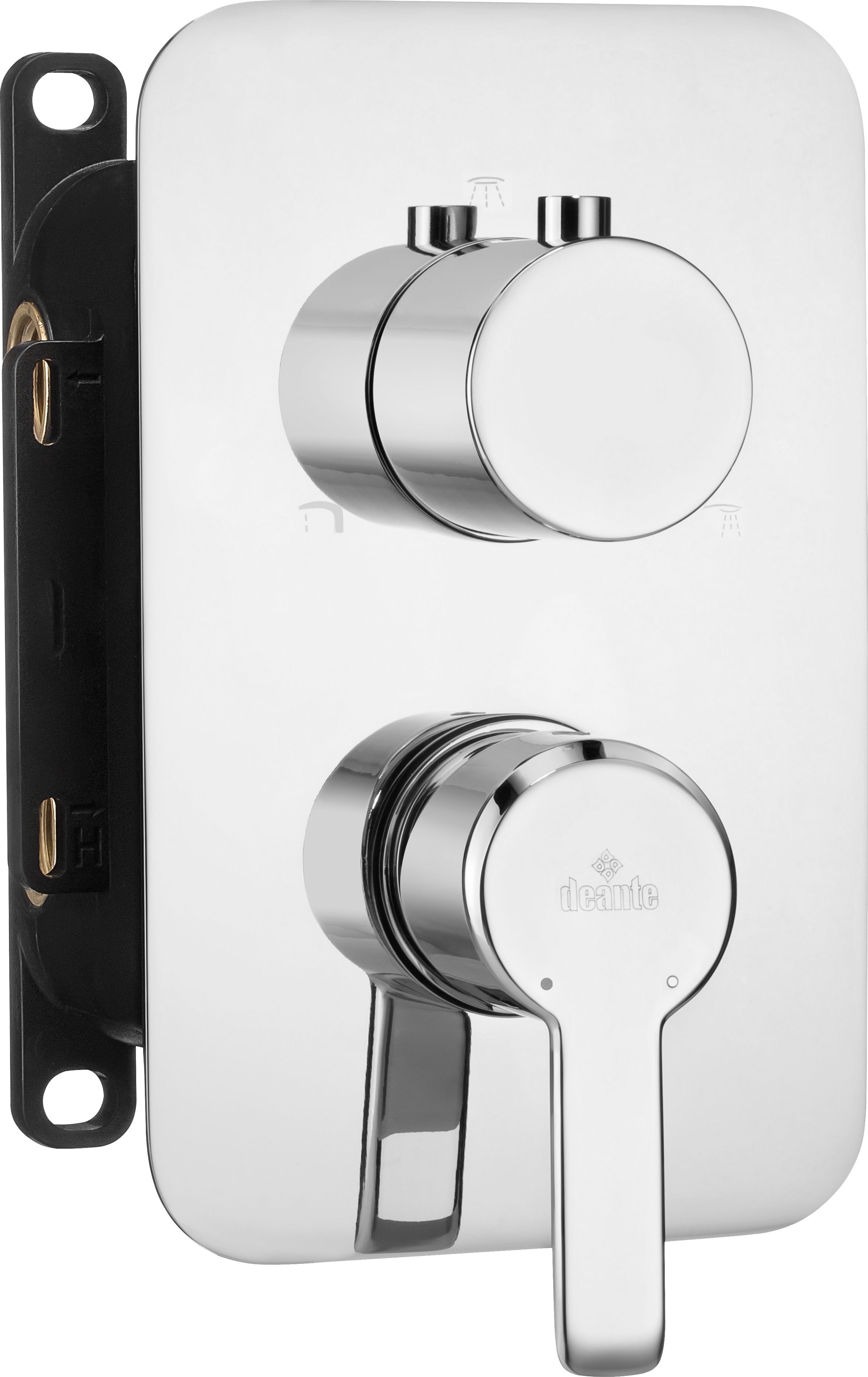 Deante ARNIKA CHROM KOMPONENTY DO BOXA MIESZACZOWEGO