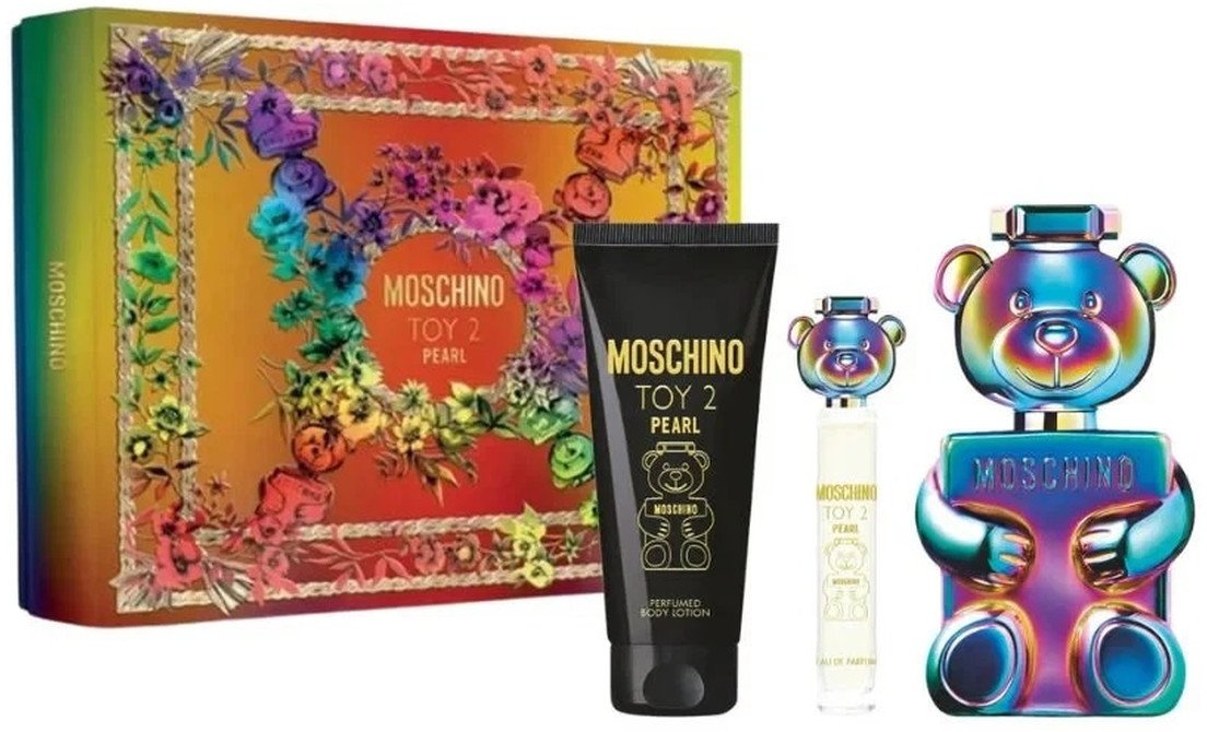 Moschino Toy 2 Pearl Zestaw woda perfumowana spray 100ml + balsam do ciała 100ml + miniatura wody perfumowanej spray 10ml