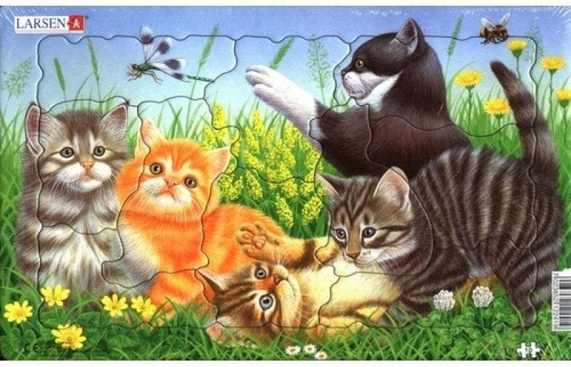 Larsen Układanka Słodkie kociaki Midi