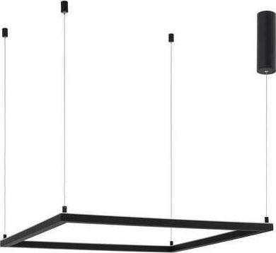 Lampa wisząca Luces Exclusivas Wisząca LAMPA geometryczna JAEN LE41427 Luces Exclusivas metalowa OPRAWA kwadratowy ZWIS LED 40W 3000K ściemnialny czar