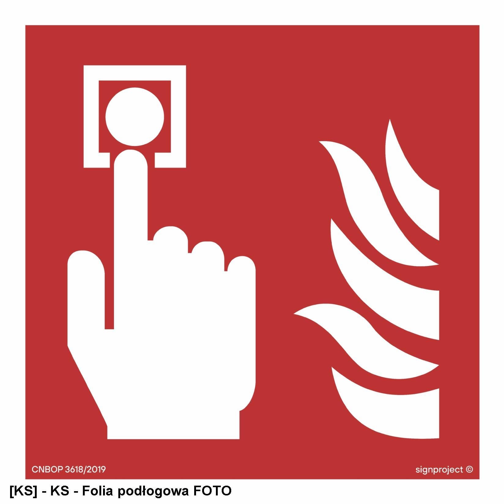 TD Systems BF005 - Alarm pożarowy 50x50