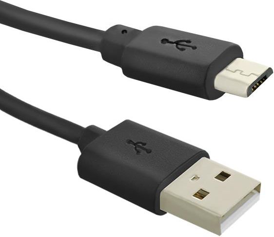 Kabel USB Qoltec USB-A - USB-B 0.25 m Czarny (50497)