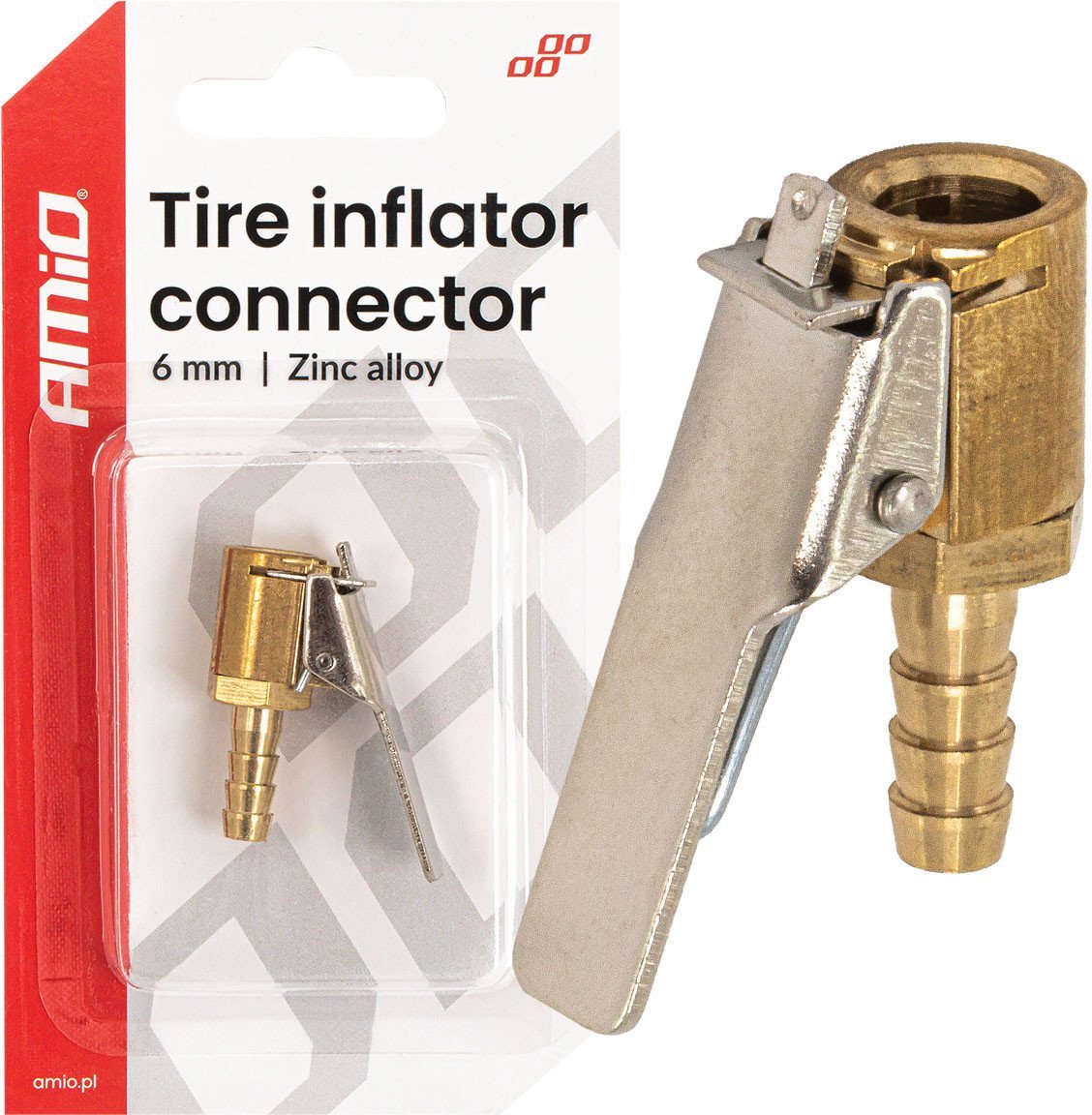 Adapter kompresora 6mm amio-04493