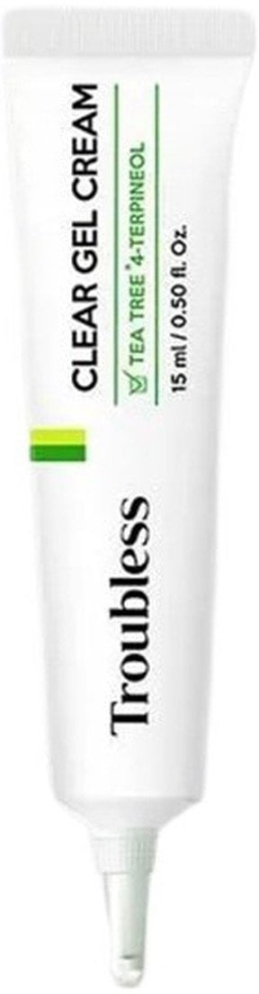 Troubless Clear Gel Cream punktowy Żel na niedoskonałości 15ml