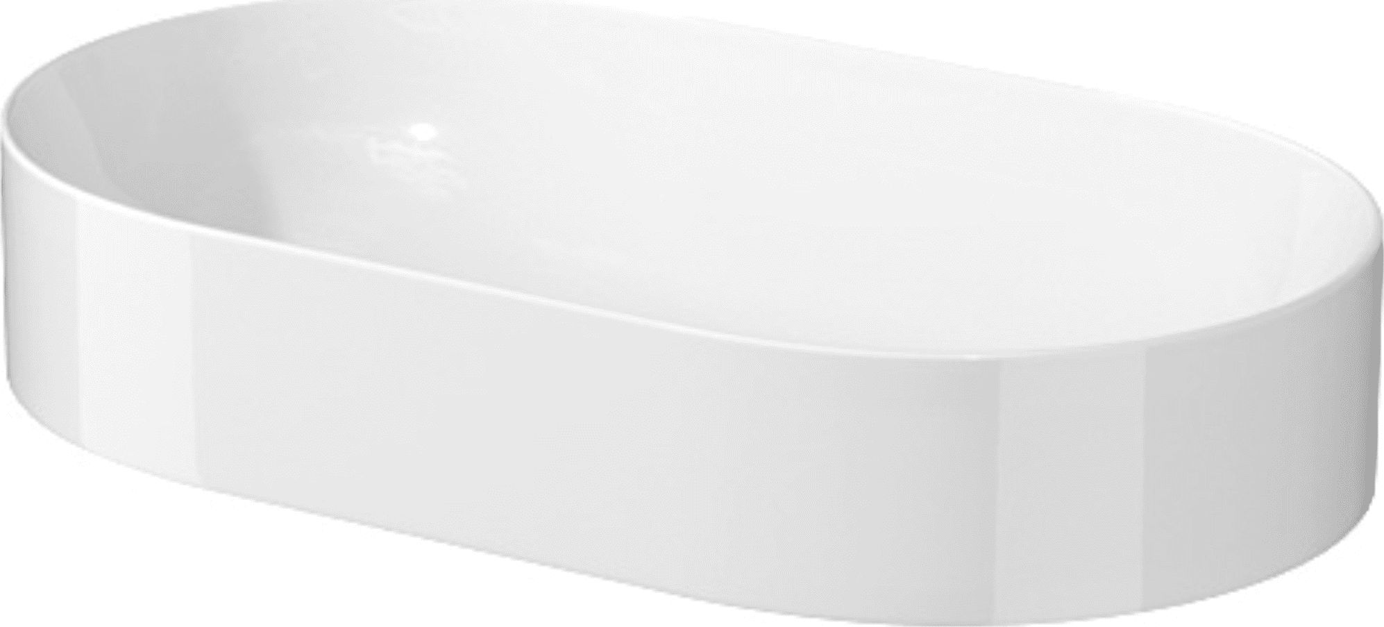 Umywalka Cersanit blatowa 60cm Inverto oval (K671-009-ECO)
