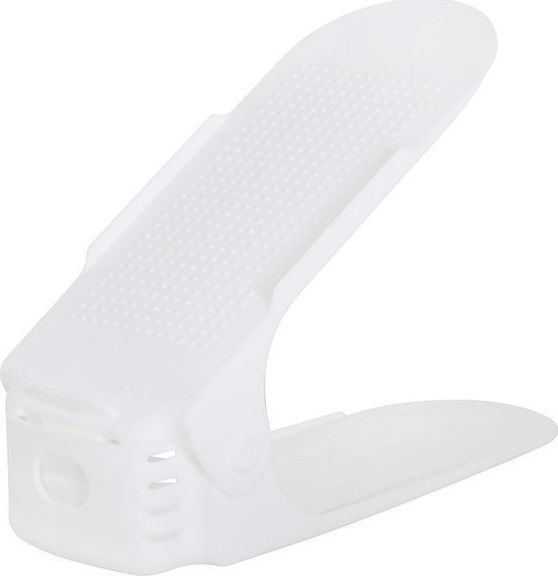 Springos Uchwyt na obuwie do szafy z 3-poziomową regulacją biały organizer UNIWERSALNY