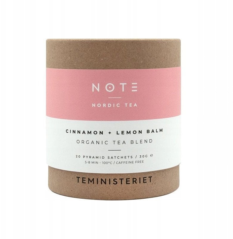 Teministeriet Herbata Note Cinnamon Lemon Balm Organic 20 torebek