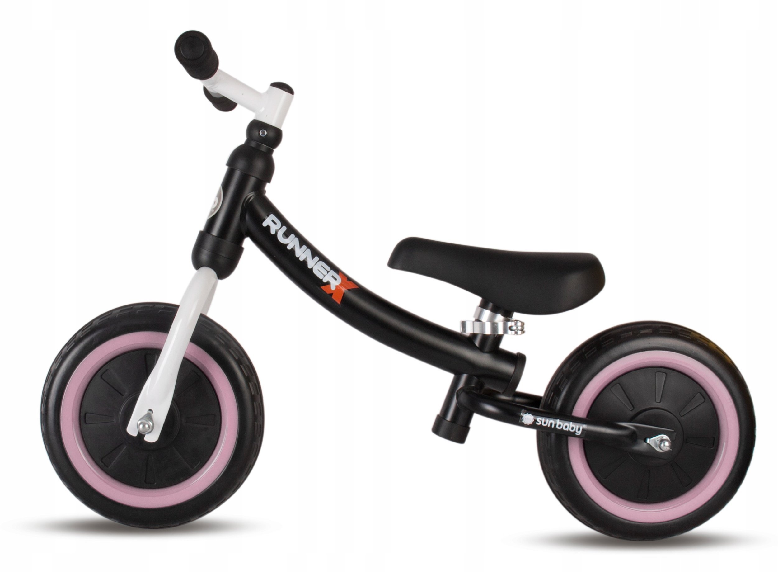 SUN BABY ROWEREK BIEGOWY RUNNER X BLACK SUGER PINK 5907478642990