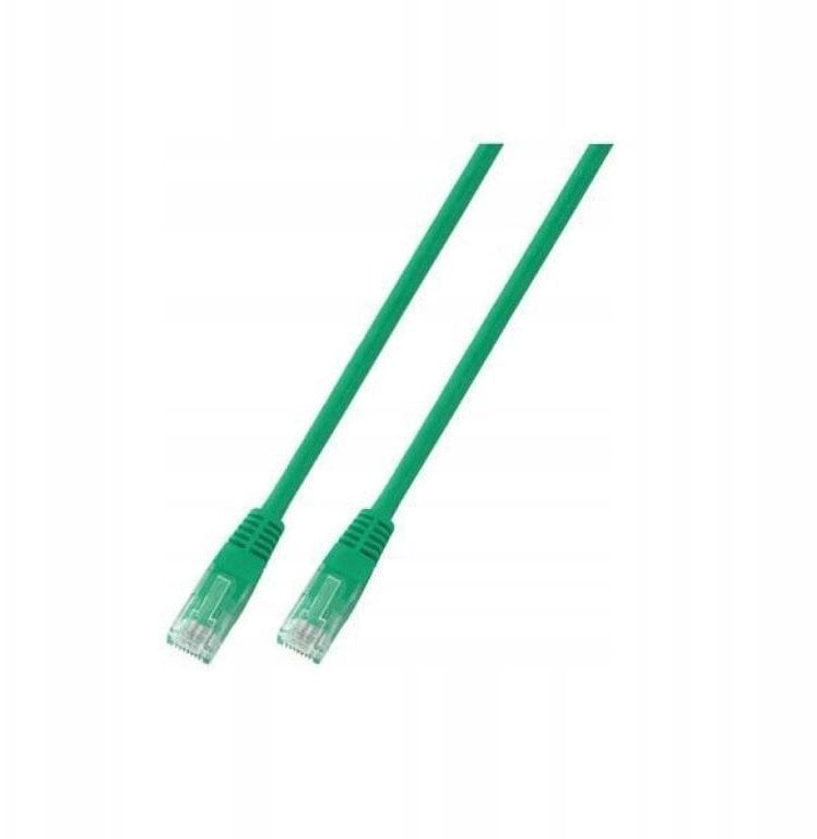 SecurityNET Kabel krosowany patchcord UTP kat.5e zielony 0,5m PVC PC-5EUTPPVC-GN0.5