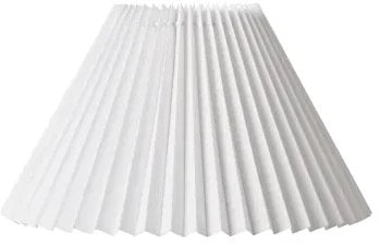 nielsen_light Plisowana osłona biała HACIENDA 21 CM