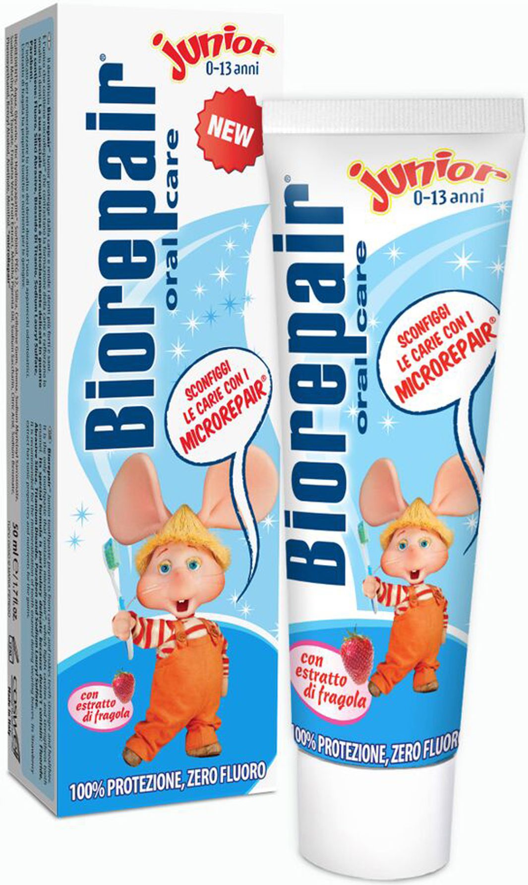 BlanX Biorepair Oral Care Pasta do zębów Junior truskawkowa