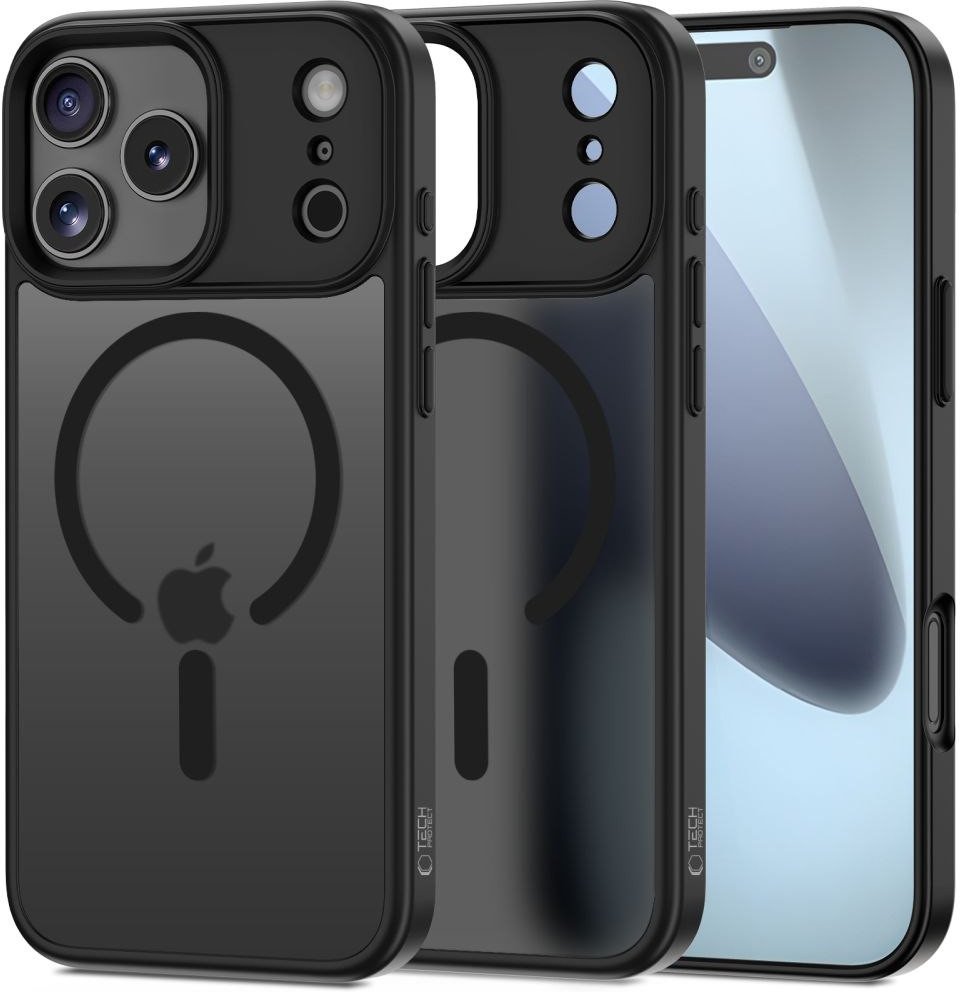 Etui Tech-Protect Magmat MagSafe do Apple iPhone 17 Pro Matte Black