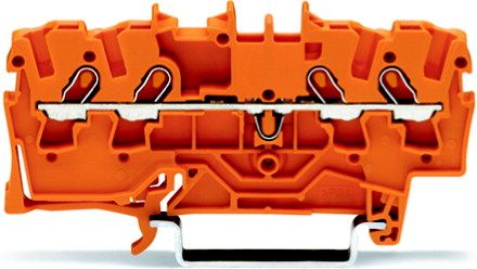 Wago Złączka 4-przewodowa 1,5mm2 pomarańczowa (2001-1402)