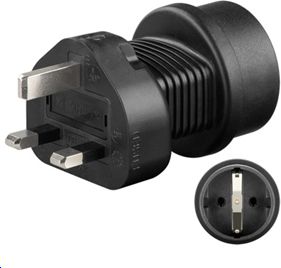 MicroConnect Universal adapter UK to Schuko (PETRAVEL1)