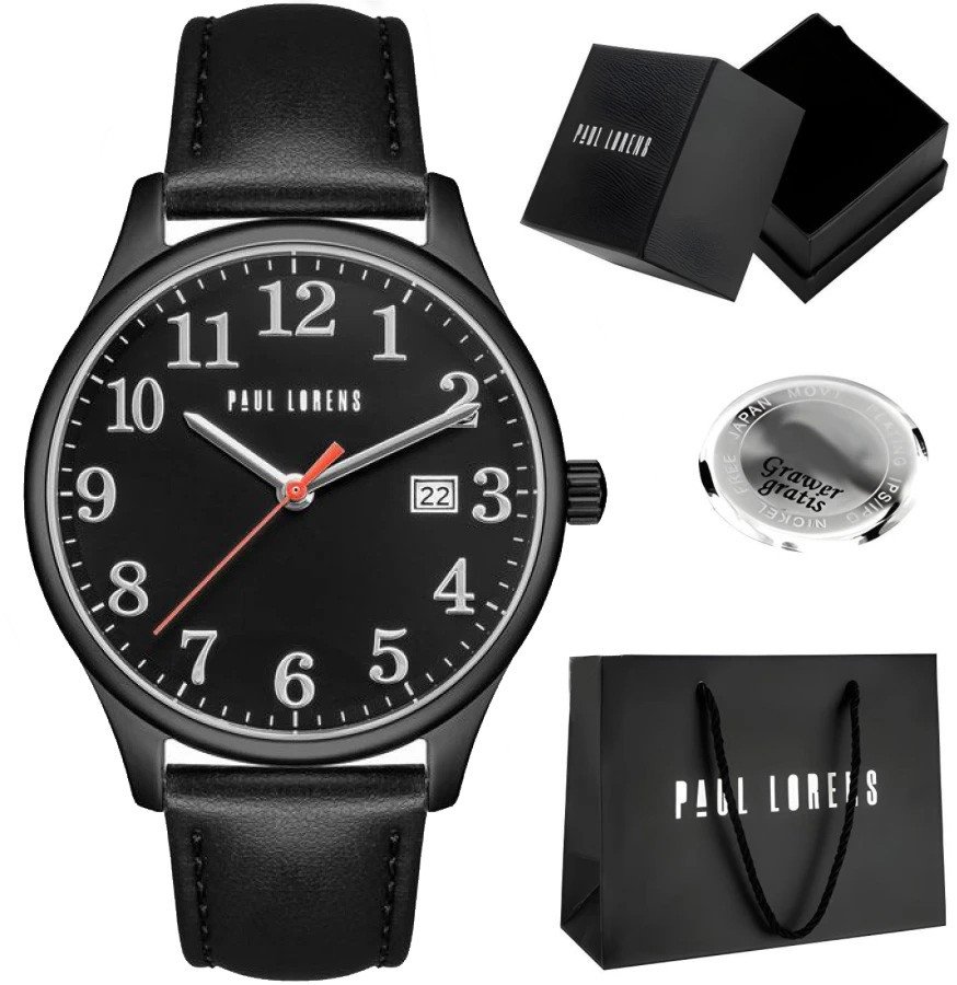 Zegarek męski Paul Lorens LUCAS-PROF Z GRAWEREM
