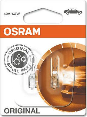 Osram Automobilinės lemputės Osram Original Line W2x4.6d, 1.2W, 2 vnt.