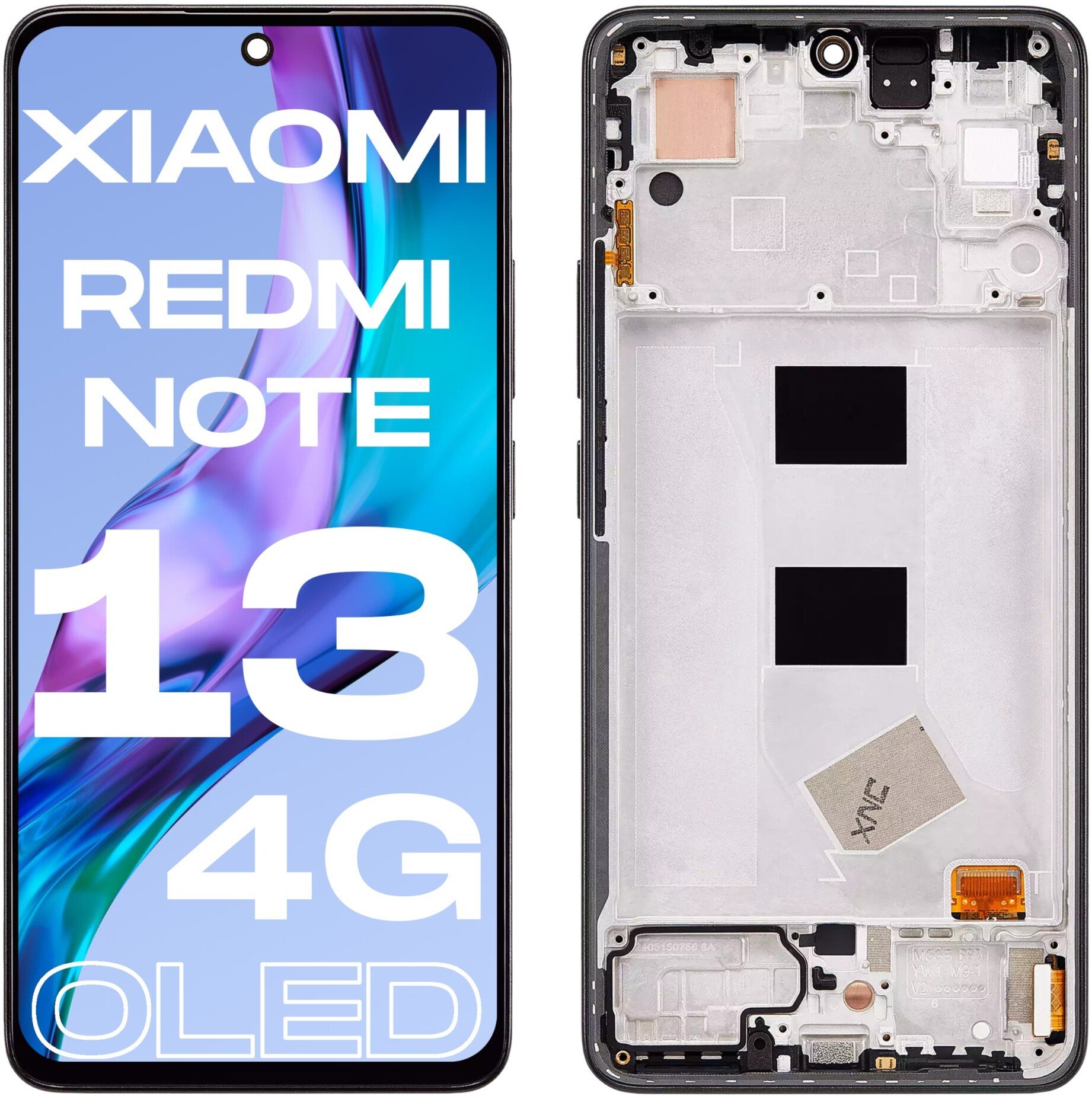 Wyświetlacz do Xiaomi Redmi Note 13 4G LCD Ekran Oled Ramka