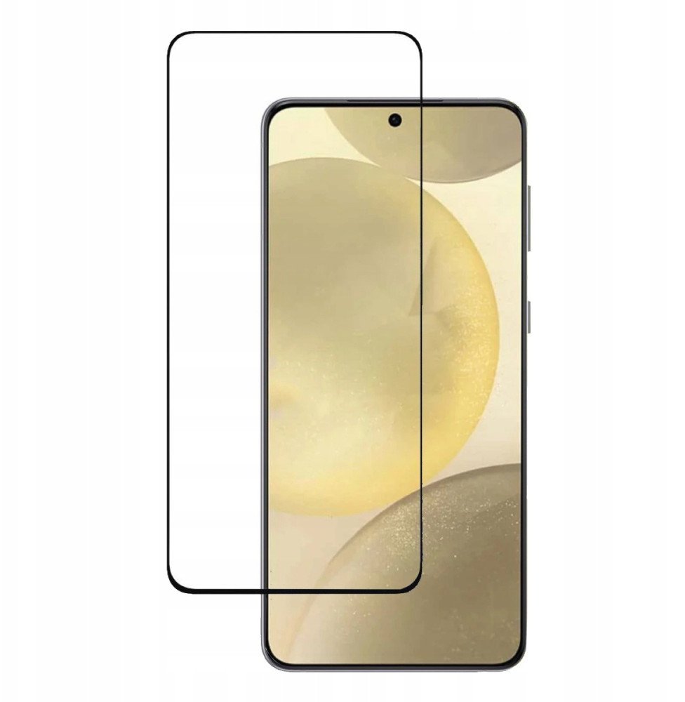 Szkło hartowane Supero do Samsung Galaxy S25 Edge, czarna ramka