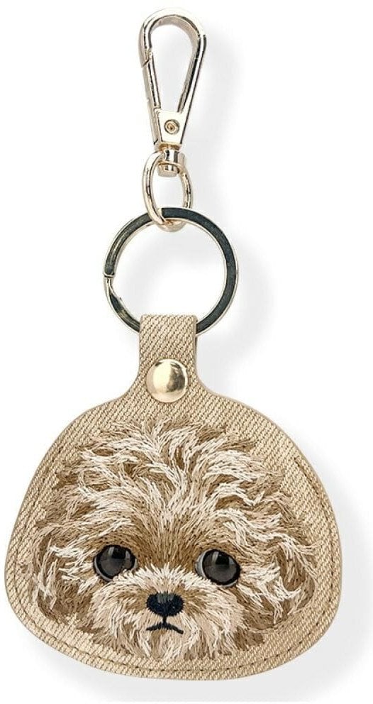 Etui na lokalizator / brelok Nimmy New Big Eyed Pet 2.0 Dog brązowy