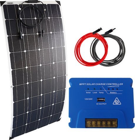 Maxx Zestaw solarny 100W 12V MPPT
