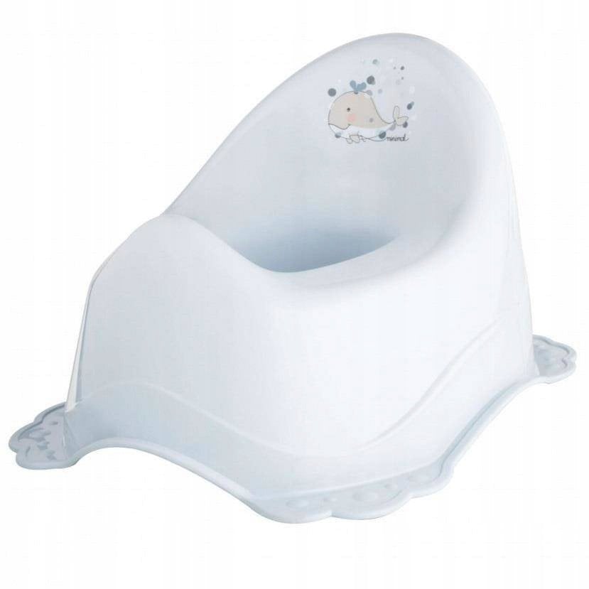 Maltex Nocnik antypoślizgowy z pozytywką 2K Minimal Wieloryb satynowy błękit