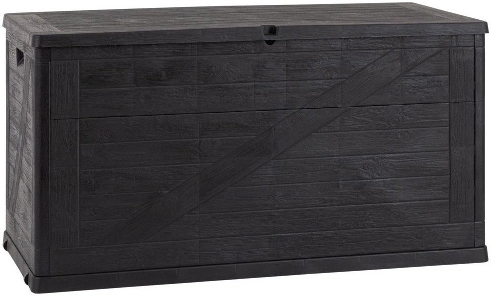 WOOD plastikowa skrzynia ogrodowa 420 L, grafitowa