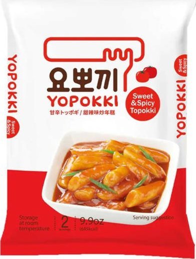 Young Poong Co Yopokki, kluski ryżowe w słodko-pikantnym sosie 280g (2 x 140g)