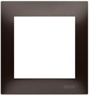 Kontakt-Simon Ramka pojedyncza SIMON54 uniwersalna brązowa - DR1/46