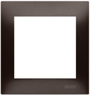 Kontakt-Simon Ramka pojedyncza SIMON54 uniwersalna brązowa - DR1/46