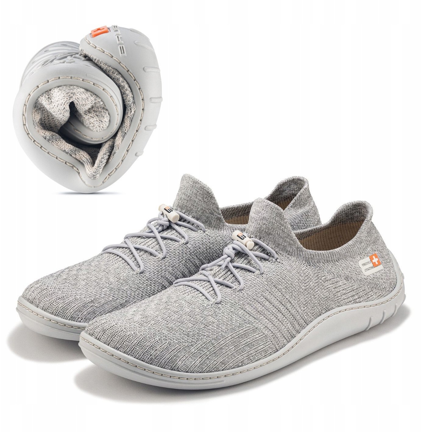 SH5003M Buty męskie Barefoot Merino jasnoszary/szary 43